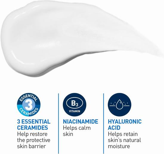 皮肤科医生推荐!CeraVe 玻尿酸 夜间保湿 无油PM乳6.2折 14.87加元!