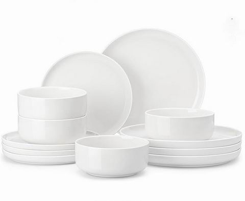 MALACASA 白色瓷盘碗12件 49.99加元(原价 99.99加元) MALACASA 白色瓷盘碗12件 49.99加元(原价 99.99加元)