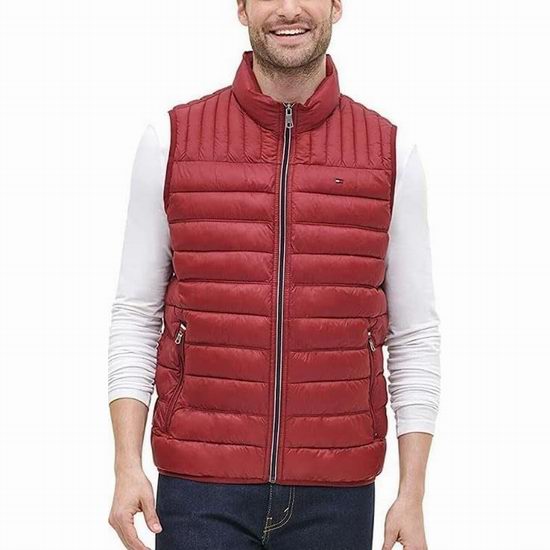 超级白菜!Tommy Hilfiger 轻盈超蓬松 男式仿羽绒背心(XL码)1.4折 28.53加元清仓!