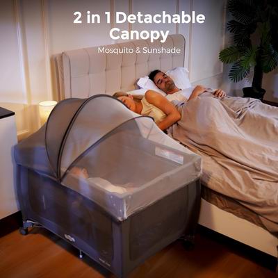 精选Graco、Foundations、BLBBLBGDD、MEICHYUN 等品牌婴儿床、床边床112加元起春季大促