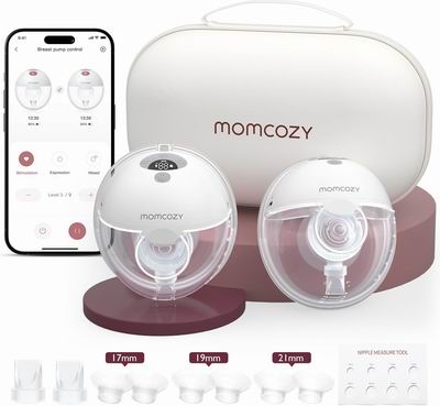销量第一穿戴式吸乳器!Momcozy 母婴用品7.8折:免手持吸奶器6、便携式温奶器.、便携母乳冷藏箱、智能监视器0、背巾