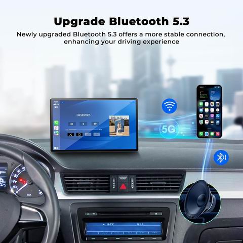 老车秒变“智能车”！Volam 9英寸车载Apple CarPlay/Android Auto屏幕  69.99加元（原价 99.99加元）