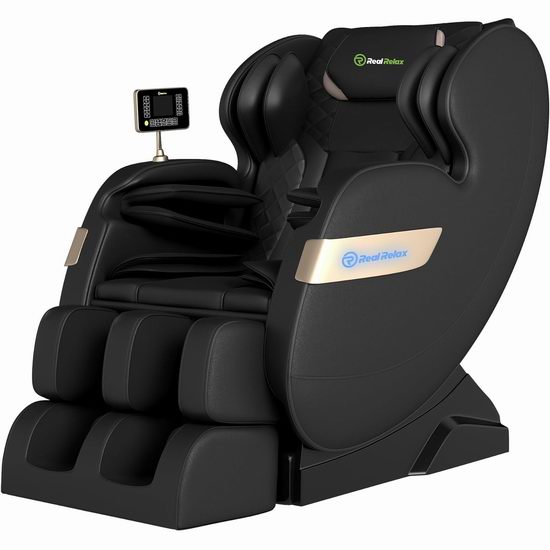 历史新低!Real Relax 双机芯S轨 3D指压 零重力按摩椅 1259.99加元包邮!3色可选!