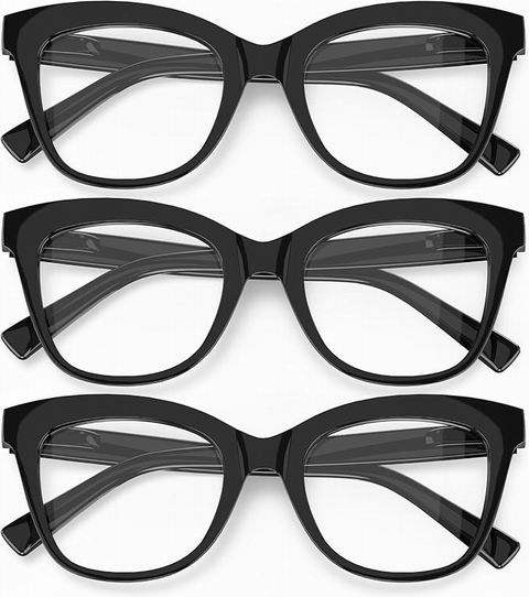 OUKEMAX 防蓝光防眩光老花镜3副 9.99加元（原价 19.99加元）！每副3.33加元