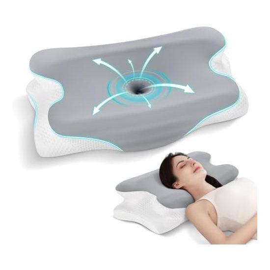  历史新低！JINXIA 凉感丝绸 记忆海绵 颈椎枕5.4折 26.99加元！让你一夜美梦到天亮！