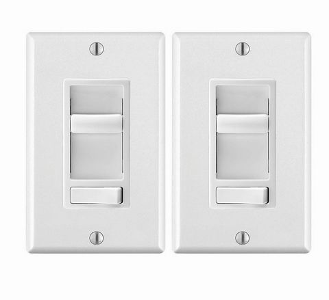  Leviton 可调光LED/卤素灯/白炽灯开关2件套 23.74加元（原价 33.94加元）