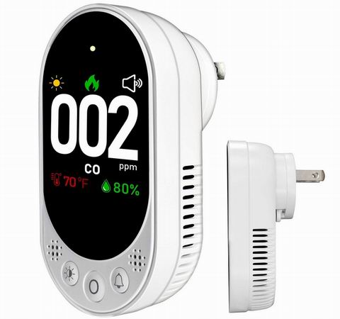  LSENLTY 插电式 一氧化碳探测器 26.99加元（原价 32.99加元）