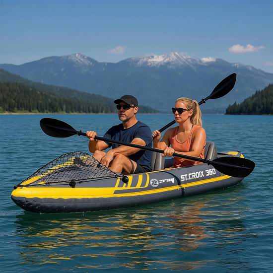 历史新低！IMGadgets 11.5英尺 防刺穿 双人充气皮划艇/钓鱼船6折 179.95加元包邮！