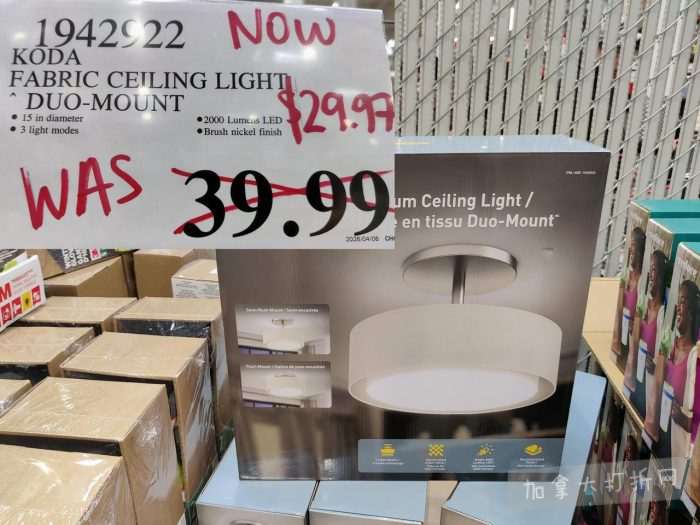 独家!【加东版】Costco店内实拍,有效期至4月12日!网红麦芦卡蜂蜜.99、人字梯.99、FIFA背包.99、韩式烤肉干.99、罗非鱼5.2折、韩国拉面.99、EBGO电单车99.99!