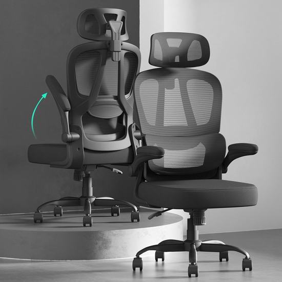  历史新低！Submi 高靠背人体工学办公椅 118.99加元包邮！2色可选！