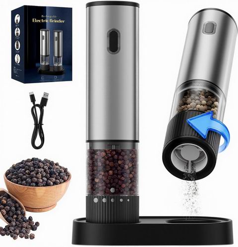  gofuch 盐+胡椒电动研磨器 21.24加元（原价 24.99加元）