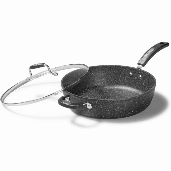  Starfrit The Rock 12英寸连盖不粘底煎锅6.2折 29.97加元！