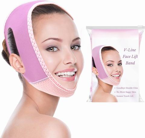  瘦脸神器！Halneit 瘦脸塑形睡眠下巴带 8.99加元