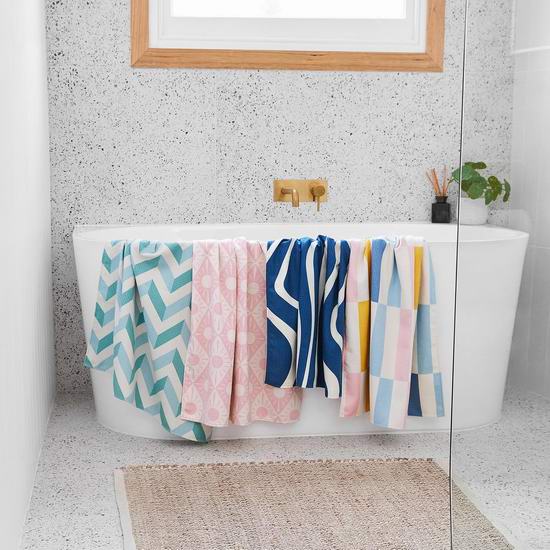  白菜价！历史新低！Dock & Bay 特大号 超强吸水 速干浴巾3.1折 16.5加元清仓！3色可选！