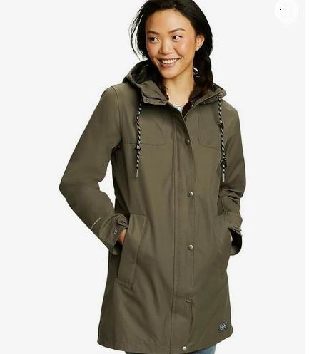  Eddie Bauer 女款 WP Charly 雨衣外套 51.6加元（原价 251.97加元，S码）