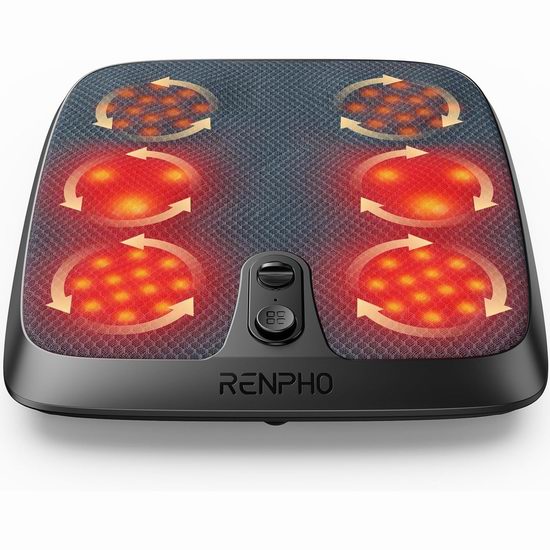  历史新低！RENPHO 带加热 电动腿部/足部按摩器5折 44.99加元包邮！