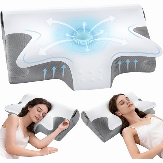  历史新低！ComRola 人体工学 记忆海棉枕头5折 29.99加元包邮！