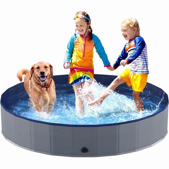  白菜价！历史新低！Niubya 可折叠 幼儿/宠物戏水池3.3折 19.99加元清仓！