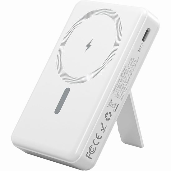  白菜价！历史新低！pangootek 10000mAh 磁吸式 带支架 无线充电宝3.5折 15.99加元！