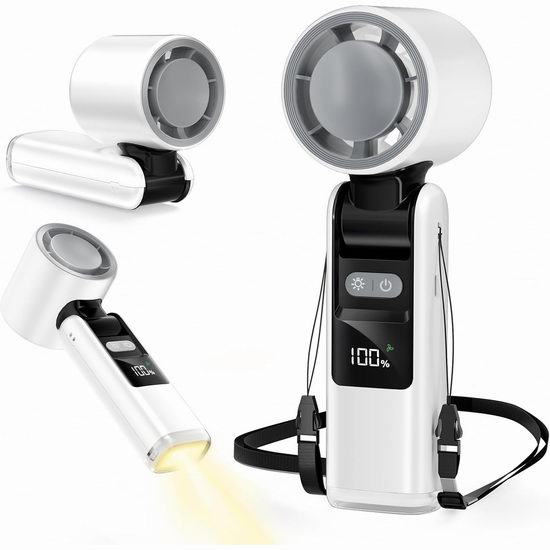  超级白菜！历史新低！KONSIDEN 三合一便携式高速涡轮风扇1.1折 7.99加元清仓！续航可达13.5小时！