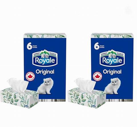 Royale Original 双层面巾纸（126张 X 12盒） 11.38加元（原价 21.94加元）