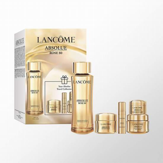 最后机会！Lancome兰蔻官网清仓，指定单品及补充装5折起+满送2件套礼包！抢3.1折封面款菁纯超值装、菁纯补充装！