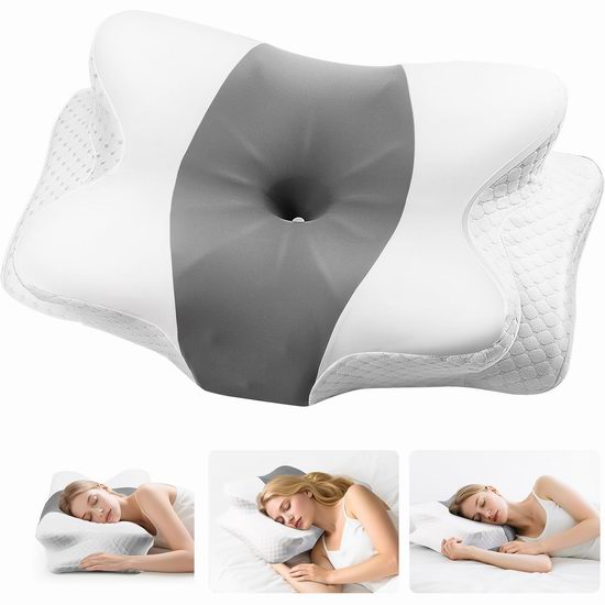  白菜价！历史新低！Oerdoh 人体工学 记忆海绵颈椎枕2.6折 21.67加元包邮！免税！会员专享！