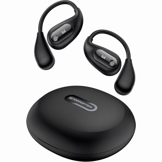  白菜价！历史新低！Monster Open Ear AC210 魔声 挂耳开放式蓝牙耳机2.4折 15.83加元包邮！