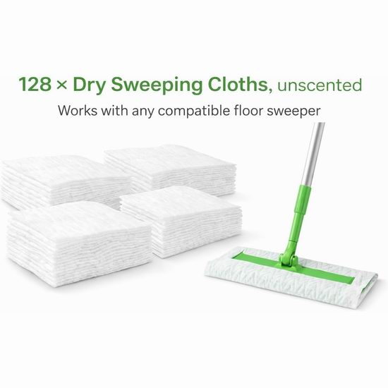  白菜价！历史新低！Maison Kleen 无香型 一次性多用途干拖布（128片）2.6折 9.27加元清仓！