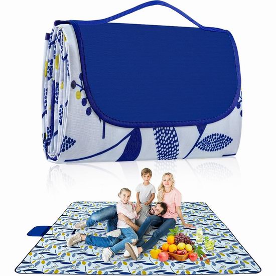  历史新低！Habaylin 79英寸大号野餐垫7.2折 18.89加元包邮！会员专享！