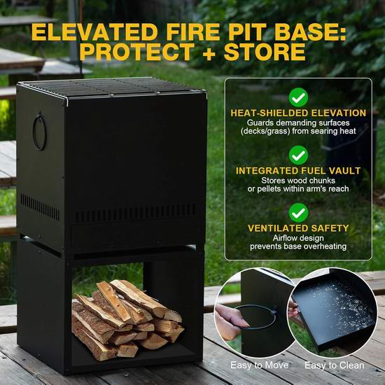  超级白菜！历史新低！Lilistar 2合1多功能户外火盆/烧烤炉1.8折 29.99加元清仓！