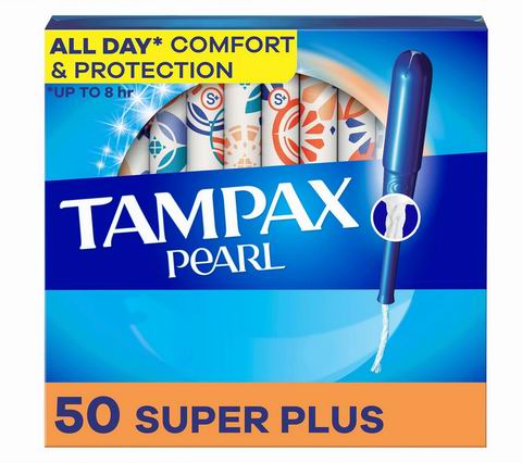 Tampax Pearl 防漏防异味无香型卫生棉条50支 12.8-14.22加元（原价 16.99加元）