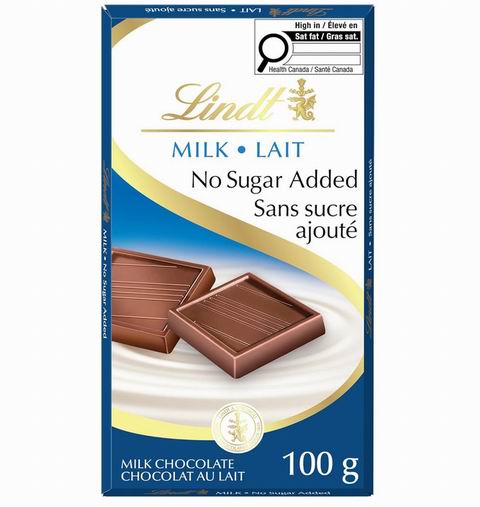  控糖党也能放心吃！Lindt 无糖牛奶巧克力棒 4.97加元（原价 5.97加元）
