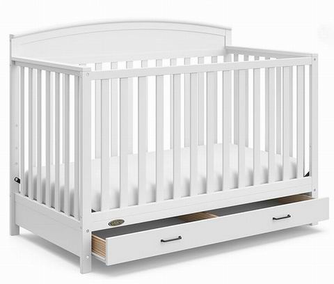  史低价！Graco Benton 5合1多功能婴儿床 255.97加元（原价 434.99加元）