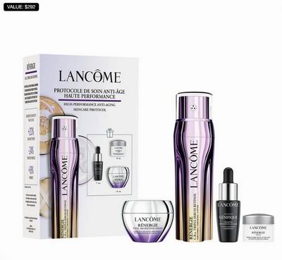 Lancome兰蔻超值装变相4折起+套装8.5折+满送3件套礼包!