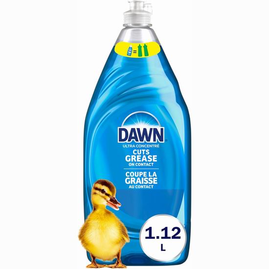  历史新低！Dawn Ultra 原味洗洁精（1.12升）4.8折 5.99加元！