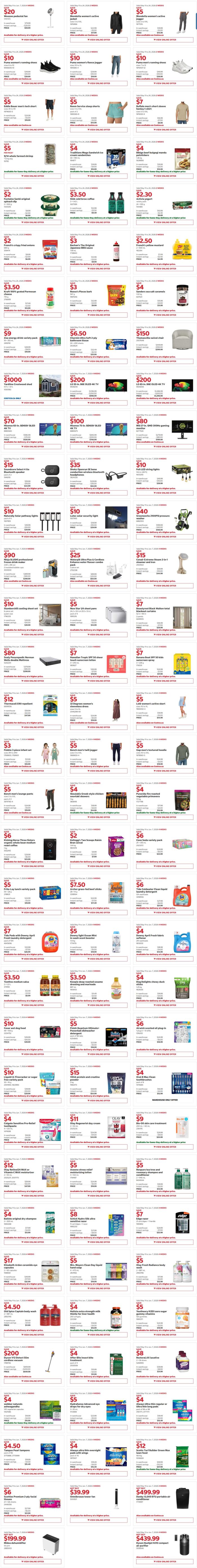 独家!【加西版】Costco店内实拍,有效期至5月17日!网红芝麻酱.99、竹蒸笼.97、护肝片.99、雅顿眼胶.99、水果冰淇淋.99、落地扇.99、Puma鞋.99、杏仁奶.99、牛肉干.99!