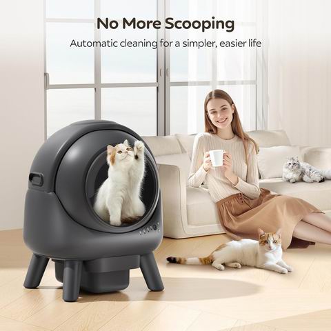  Beokeo 多猫家庭自动清洁猫砂盆 309.99加元（原价 429.99加元）！2色可选