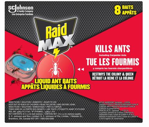  Raid 强效双效液体杀蚁饵剂+诱捕器 10.48加元（原价 13.98加元）