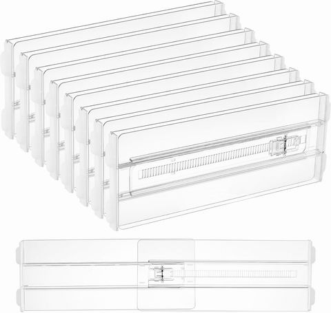  Vtopmart 可调节抽屉分隔板8件装 29.69加元（原价 32.99加元）！每件 3.71加元