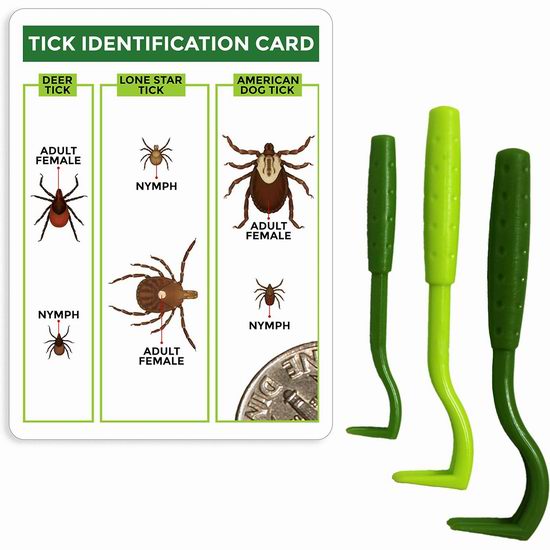 TickCheck 蜱虫去除 拔蜱工具3件套5.3折 7.49加元！