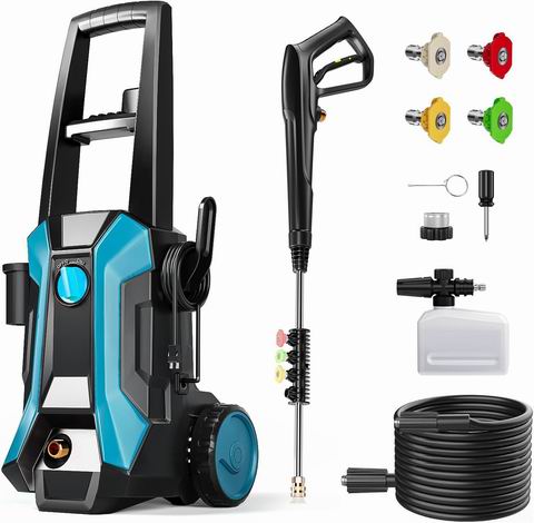  历史新低！GREENER 4000PSI 电动高压清洗机 97.49加元（原价 149.99加元）
