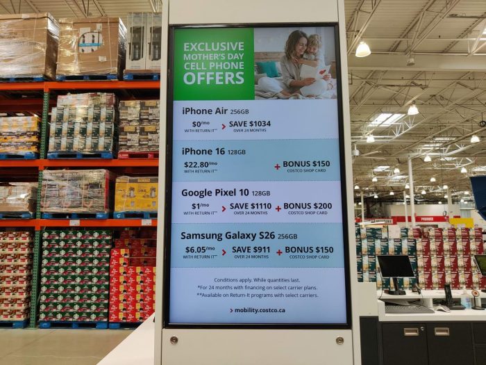 独家!【加东版】Costco店内实拍,有效期至5月24日!澳洲羊腿减、免费薅iPhone、雅顿眼胶.99、追觅扫地机器人9.99、鲜虾减、空气循环扇.99、护肝片.99、FIFA背包.99!