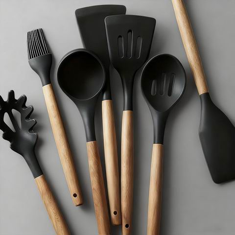  Amazon Haul 硅胶厨具7件 12.09-13.49加元！4色可选