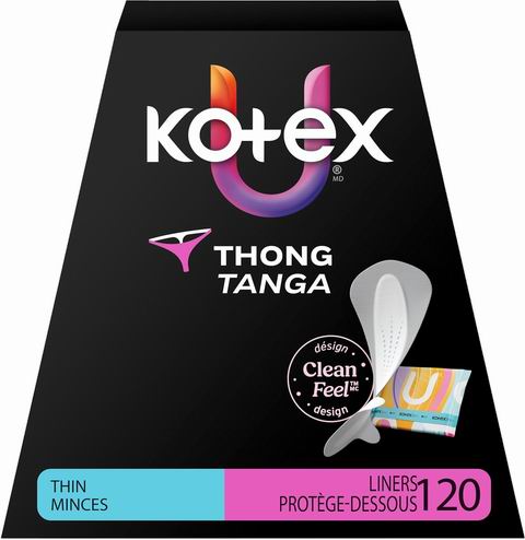  Kotex 日常丁字裤护垫120片 9.49加元（原价 11.47加元）